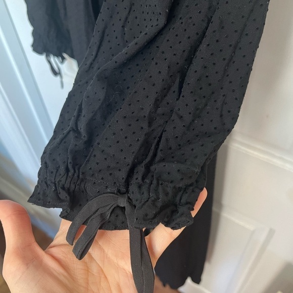 Tibi Swiss dot off the shoulder midi dress 2 - Picture 12 of 12